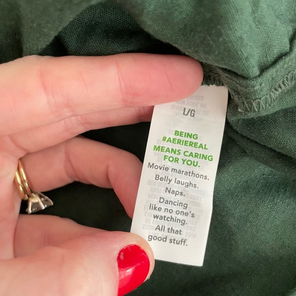 BNWT Aerie Tie Side Cut Out Mini Dress - Picture 8 of 12